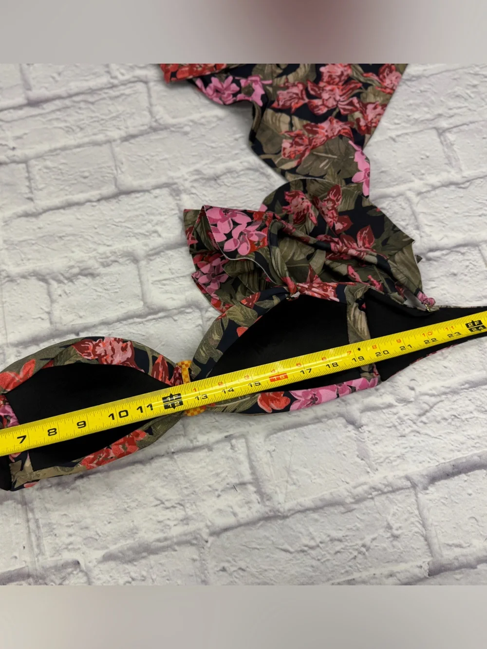 Beach Riot Rita Bikini Top (Sz M) and Halle Bottom (Sz L) In Fuchsia Orchid